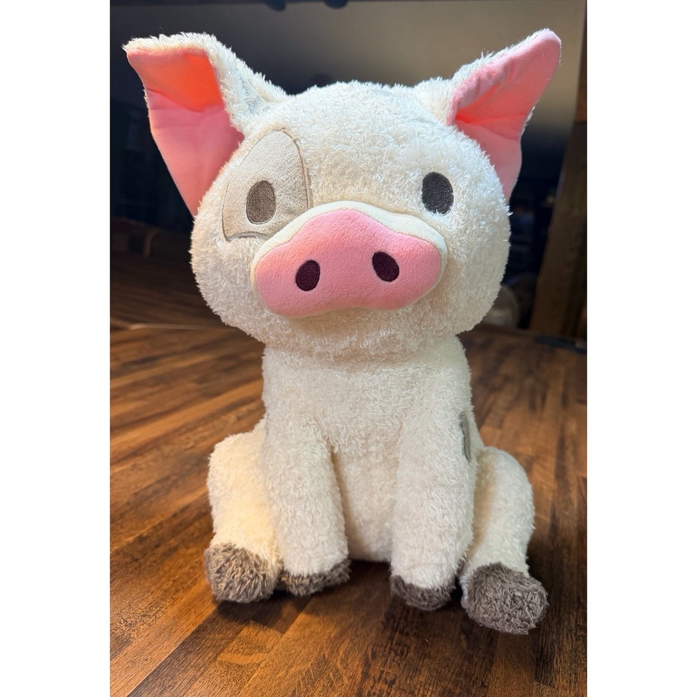 Disney Parks exclusive Pua Stuffed weighted Plush Toy from Moana.  14 inches